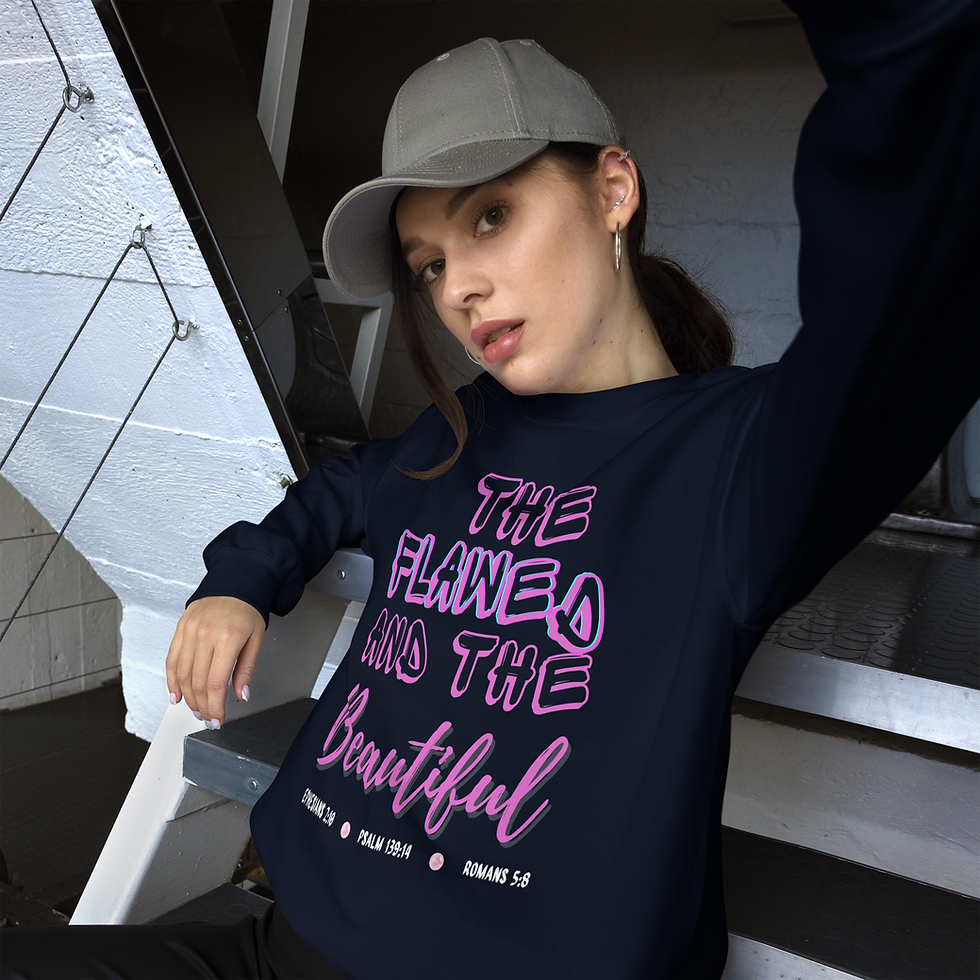 Thumbnail: "Flawed & Beautiful" Unisex Sweatshirt
