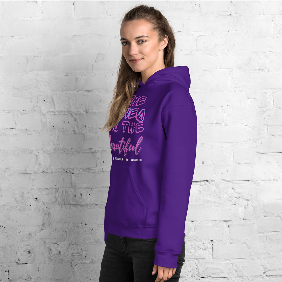 Thumbnail: "Flawed & Beautiful" Unisex Hoodie
