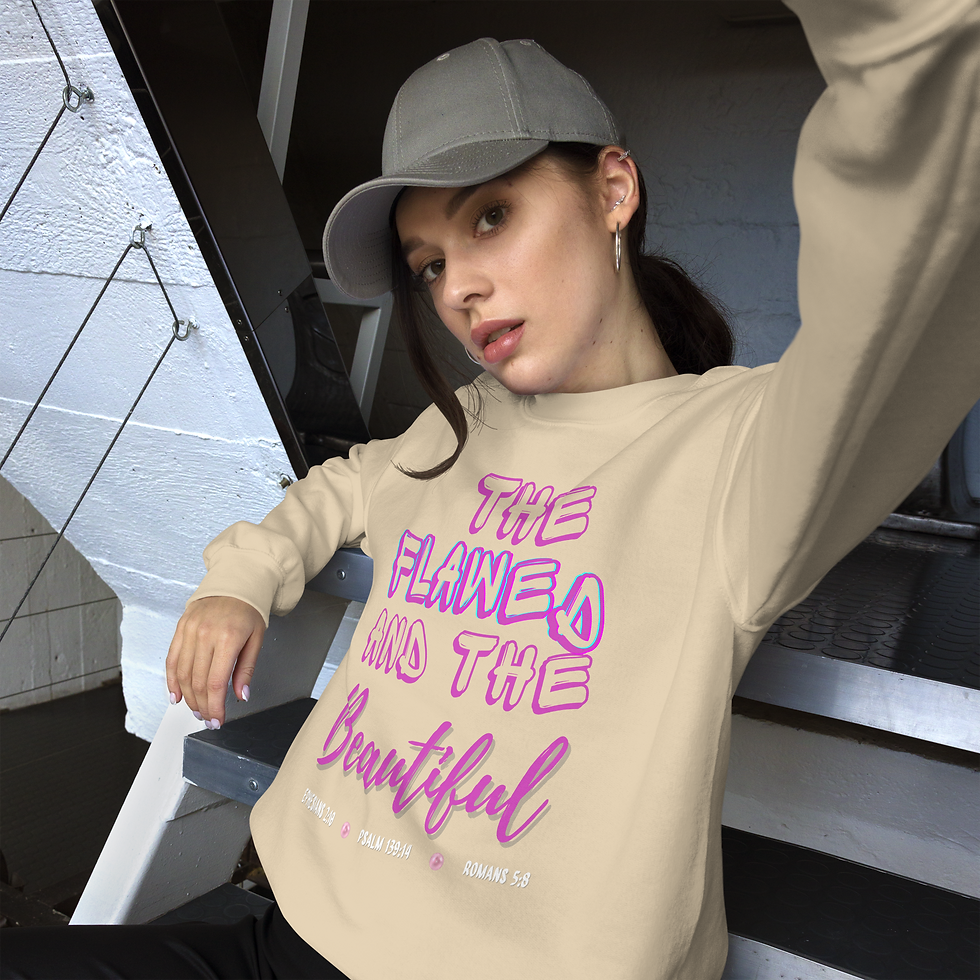 Thumbnail: "Flawed & Beautiful" Unisex Sweatshirt