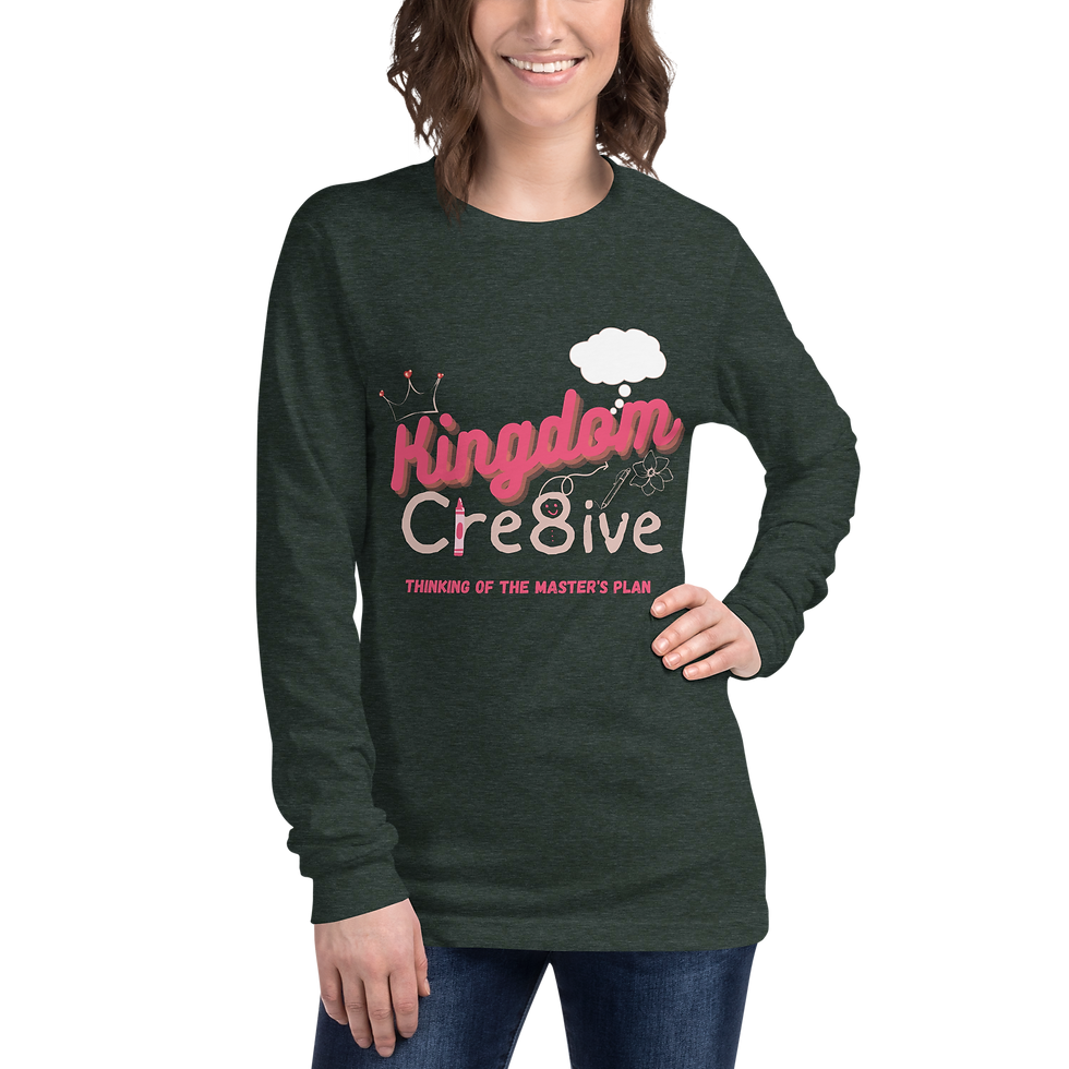 Thumbnail: Pink Kingdom Creative Unisex Long Sleeve Tee