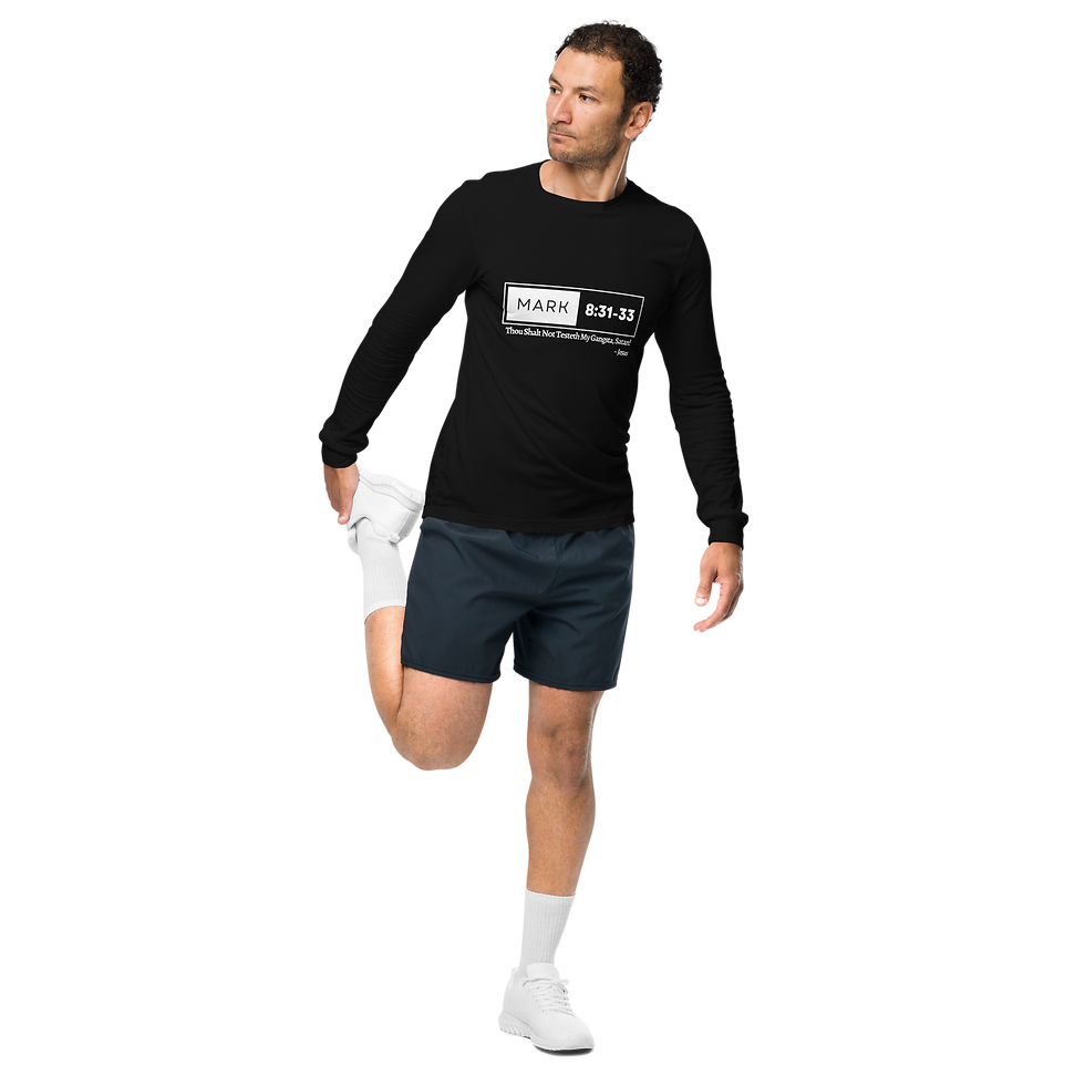 Thumbnail: "KJV-Test My Gangsta" Unisex Long Sleeve Tee