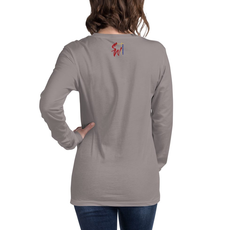 Thumbnail: "Priceless" in White Unisex Long Sleeve Tee