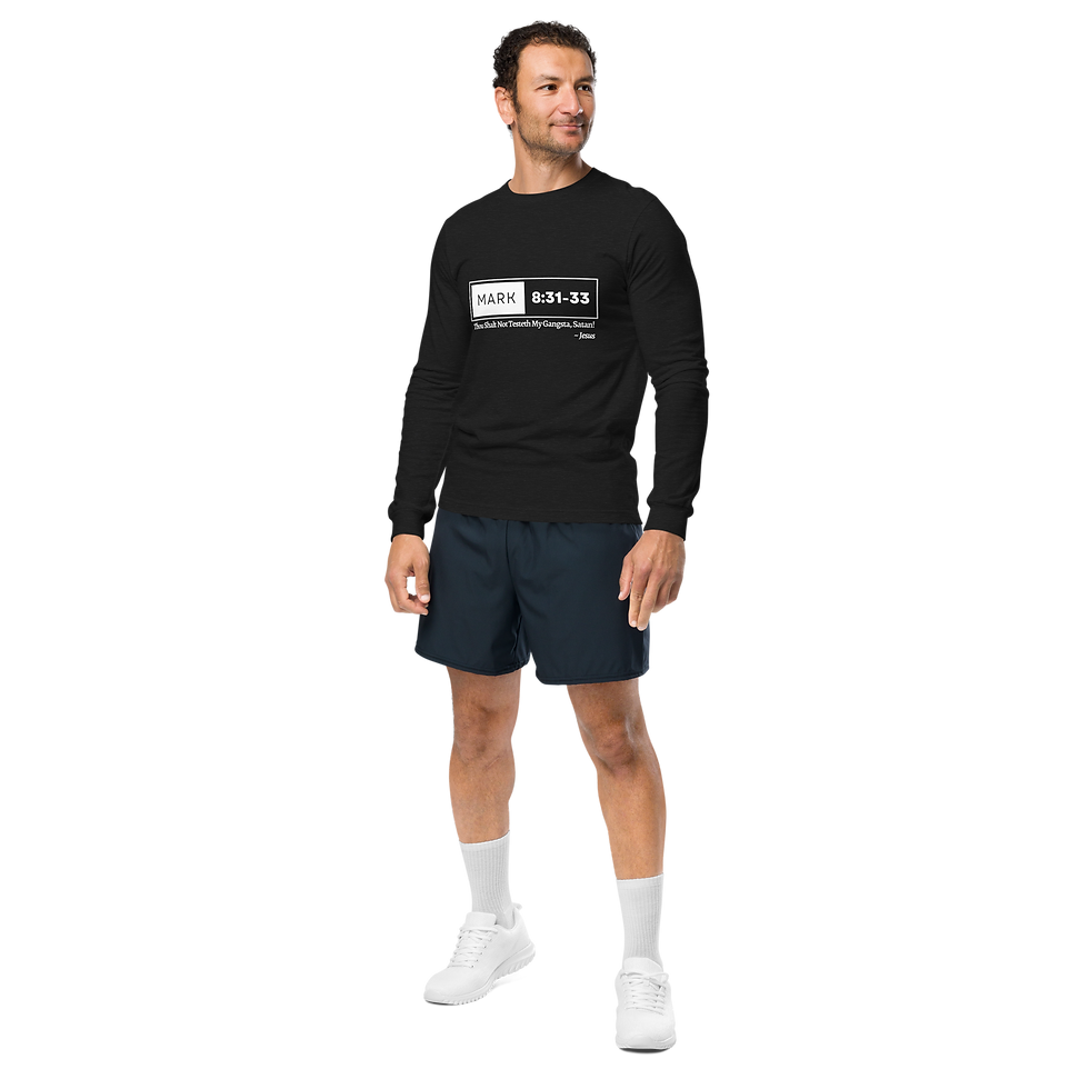 Thumbnail: "KJV-Test My Gangsta" Unisex Long Sleeve Tee