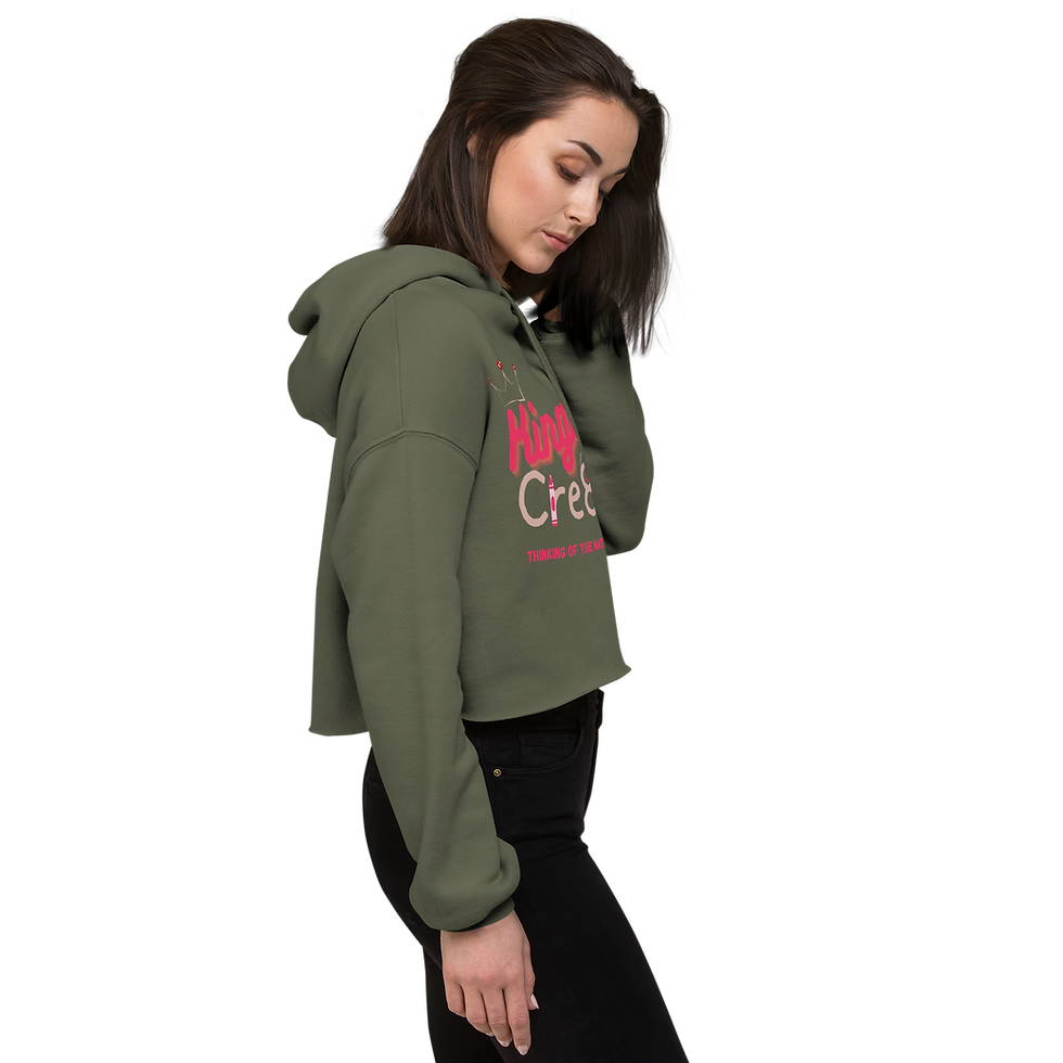 Thumbnail: Pink Kingdom Creative Crop Hoodie