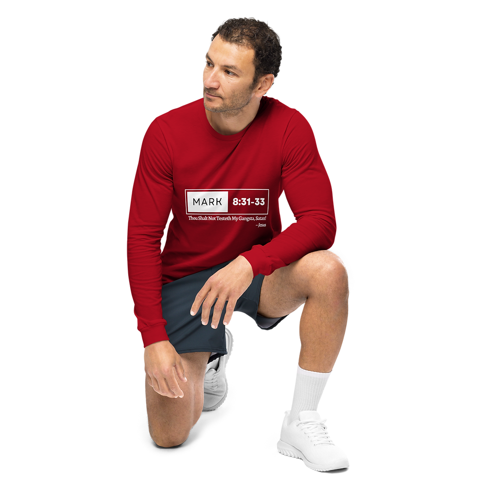 Thumbnail: "KJV-Test My Gangsta" Unisex Long Sleeve Tee