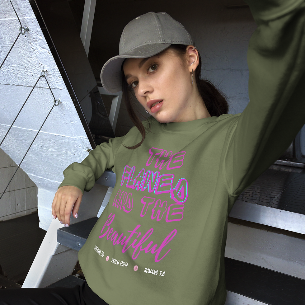 Thumbnail: "Flawed & Beautiful" Unisex Sweatshirt