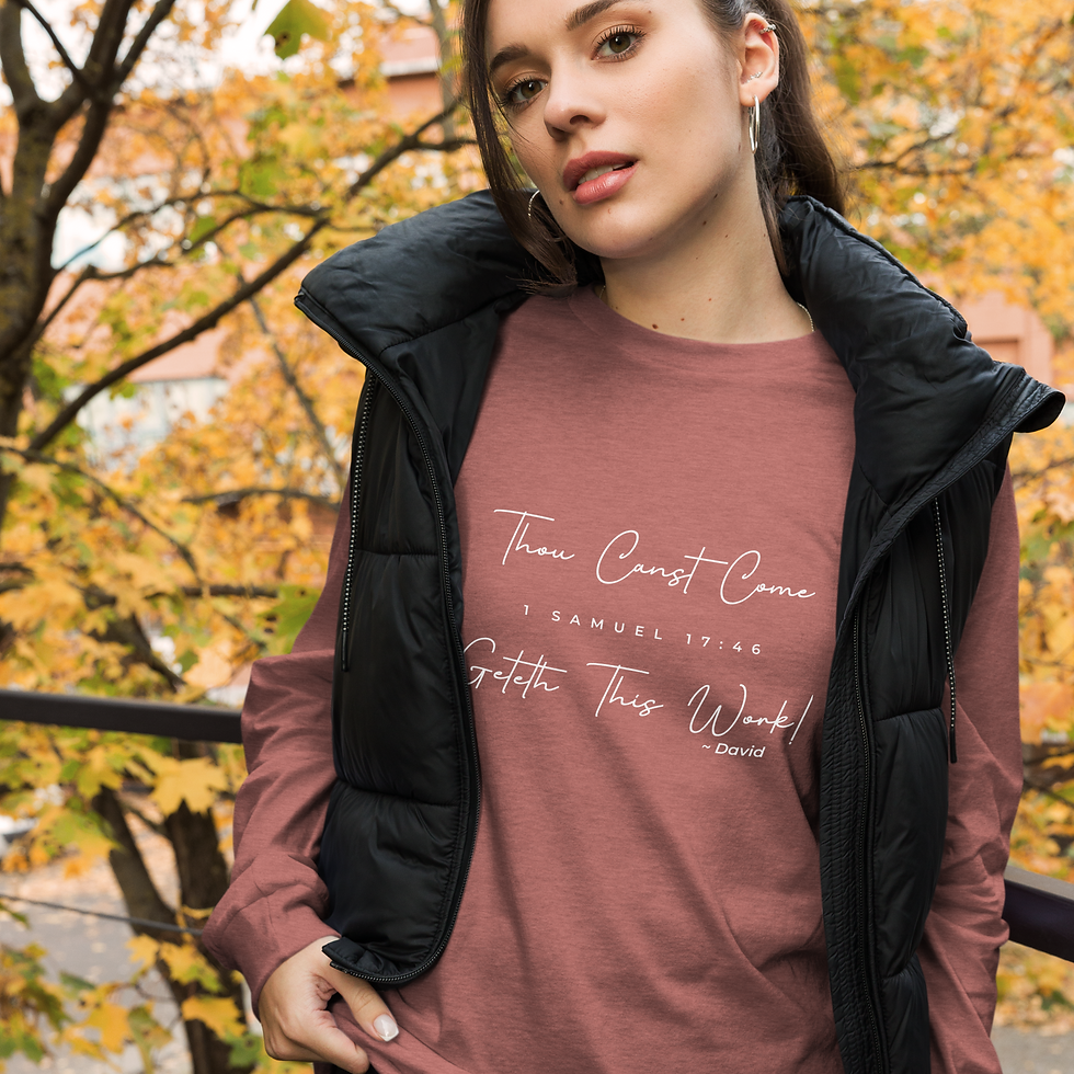 Thumbnail: "KJV- Get This Work" Unisex Long Sleeve Tee