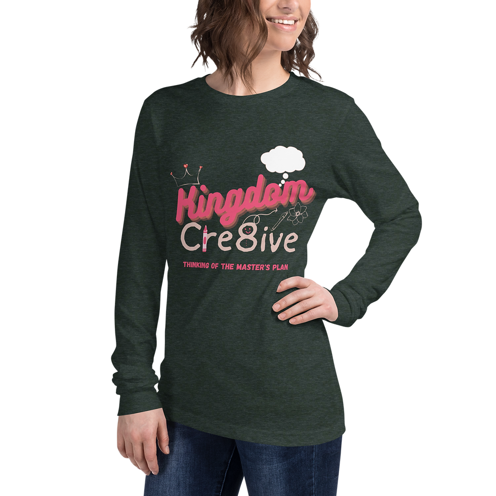 Thumbnail: Pink Kingdom Creative Unisex Long Sleeve Tee