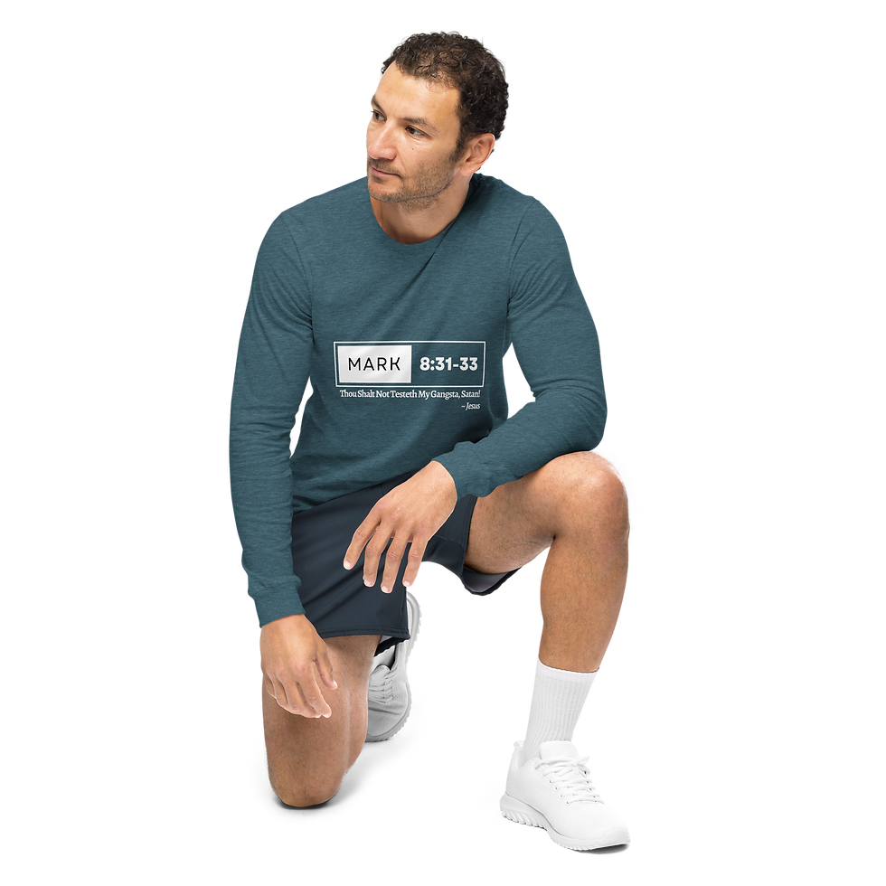 Thumbnail: "KJV-Test My Gangsta" Unisex Long Sleeve Tee