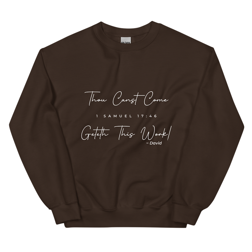 Thumbnail: "KJV- Get This Work" Unisex Sweatshirt