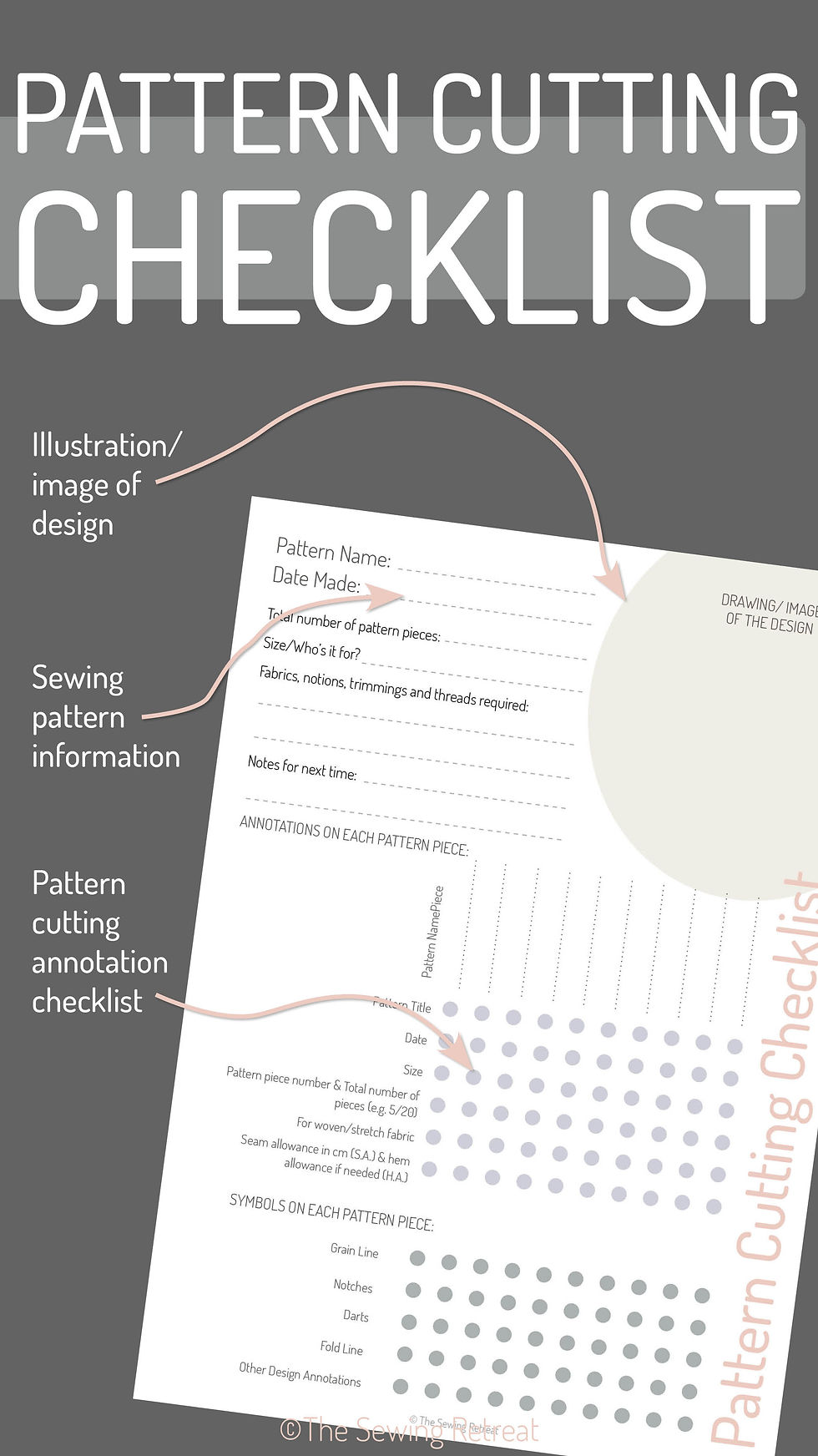 Thumbnail: Printable Pattern Cutting Checklist and Sewing Pattern Organiser