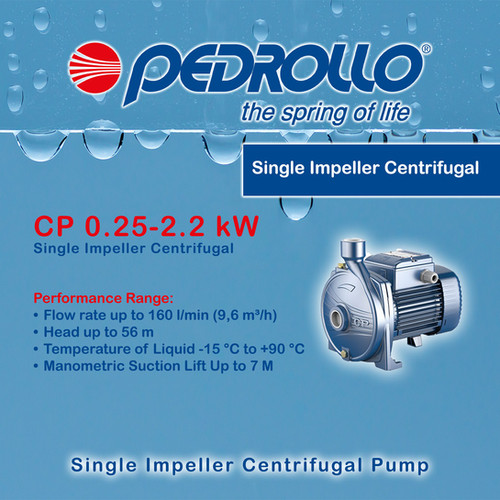 Pederollo Pumps CP Series Single and TwinImpeller Pumps Hot