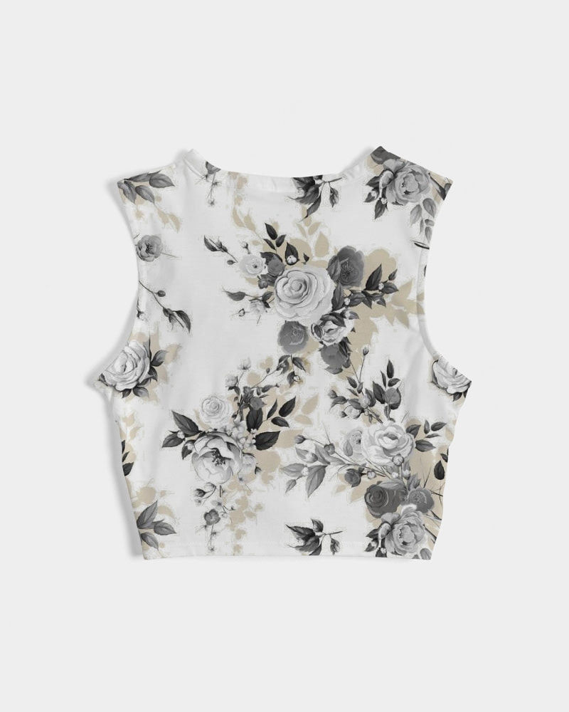 Thumbnail: Shadow Floral Women's Twist-Front Tank 8