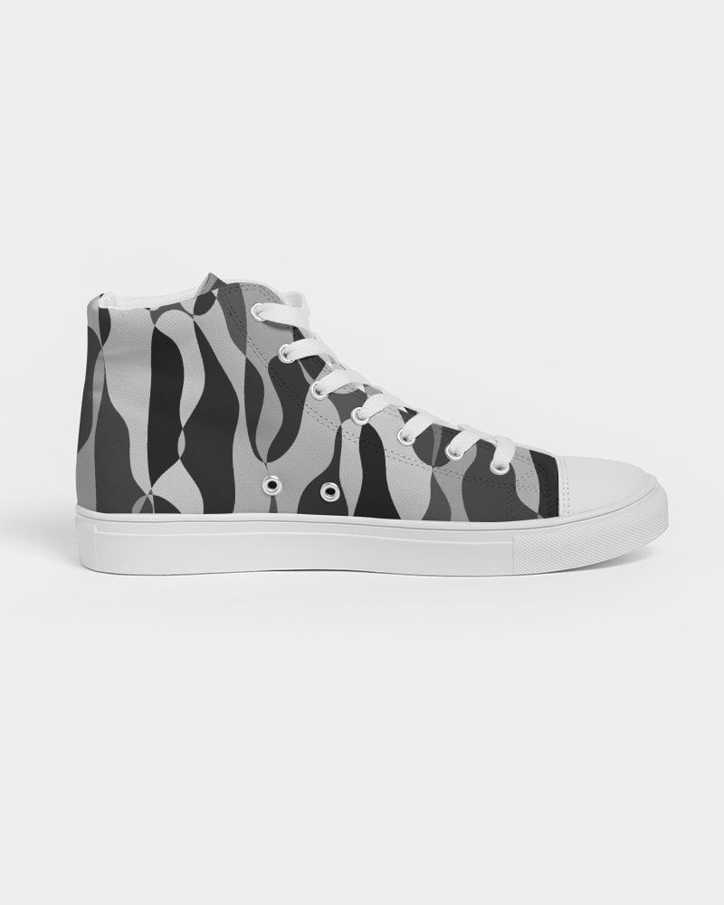 Thumbnail: Black Camo Men's High Top Canvas Sneak 7