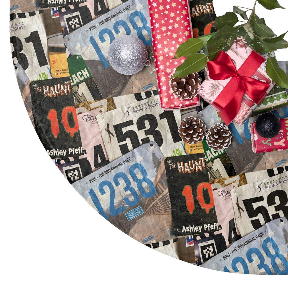 Thumbnail: Christmas Tree Skirt | Race Bib Display 2