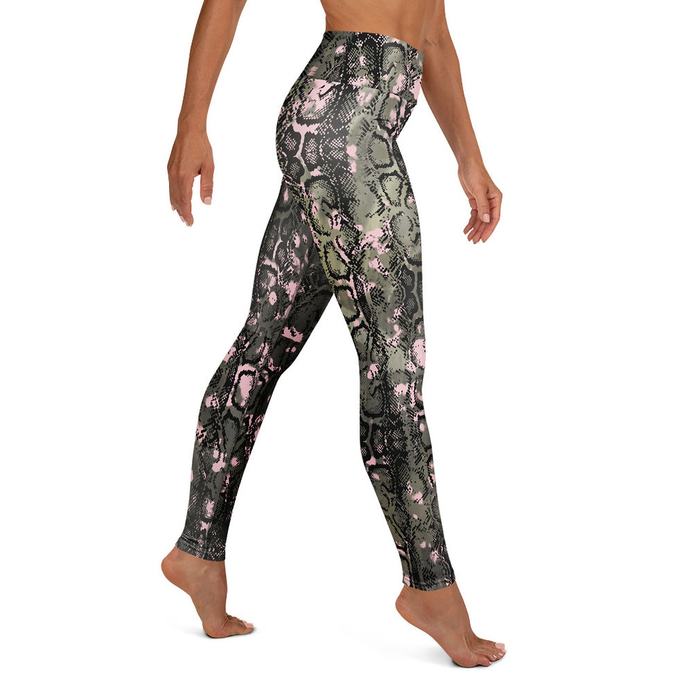 Thumbnail: Snakeskin (2) Full Length Yoga Leggings