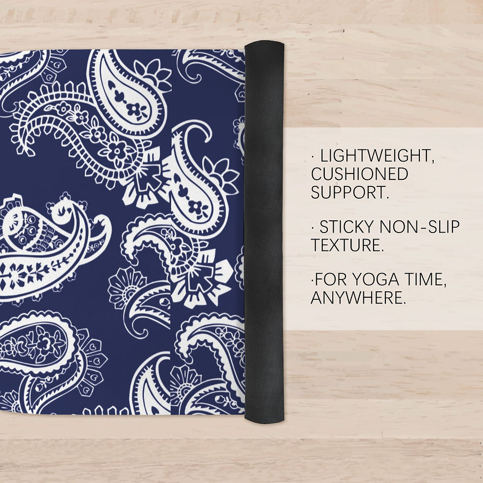 Thumbnail: Indian Paisley Yoga Mat 3