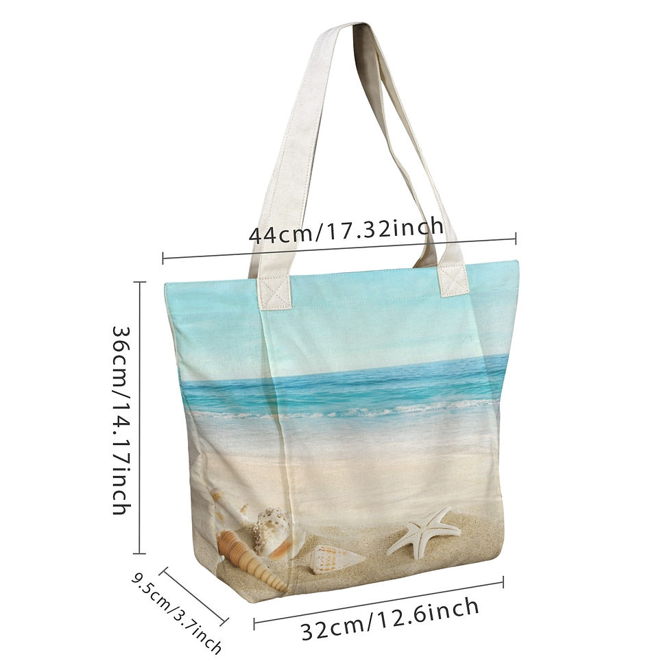 Thumbnail: Shell & Waves Yoga Mat Bag 3