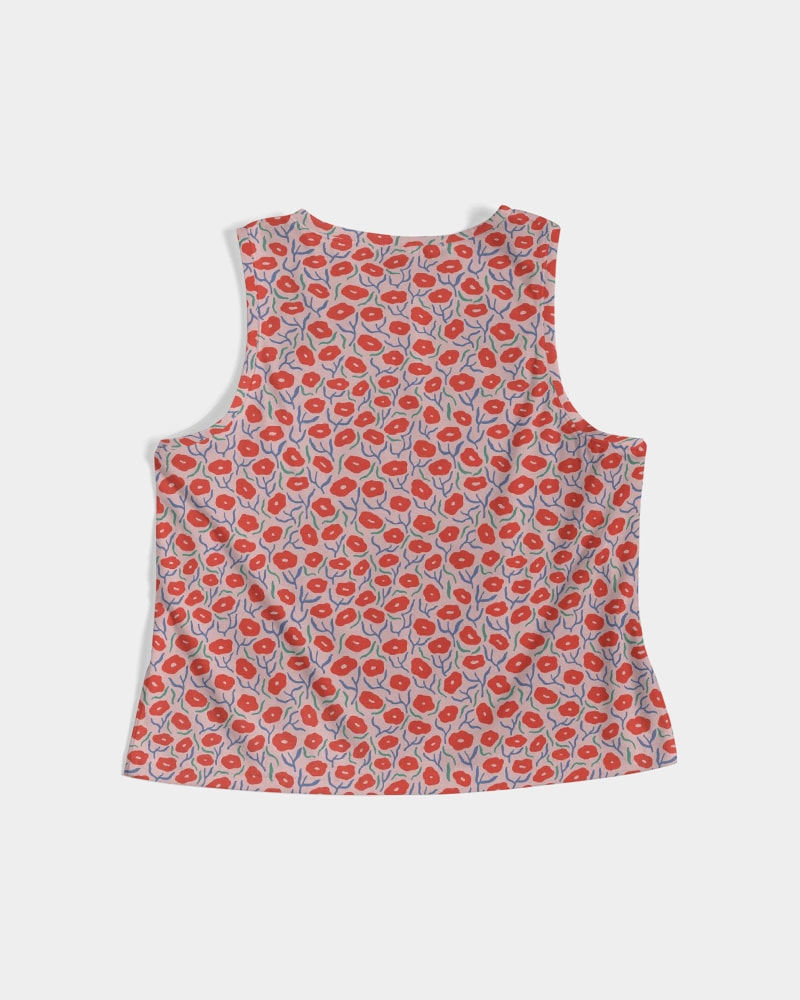 Thumbnail: Little Red Women's Cropped Tank 8