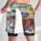 Thumbnail: Men's Sports Beach Shorts | Race Bib Display 2