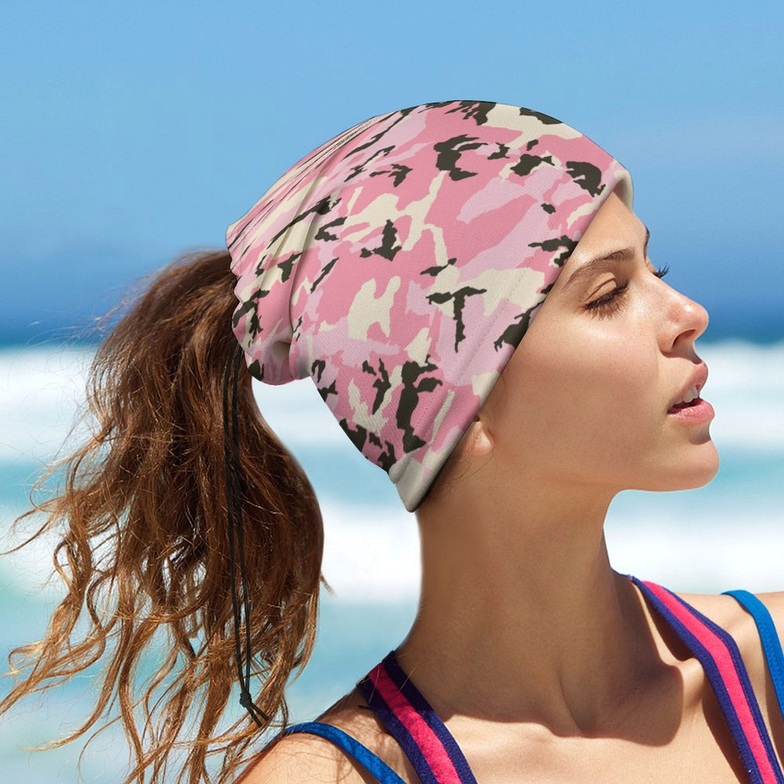 Pink Camo Multifunctional Bandana 1