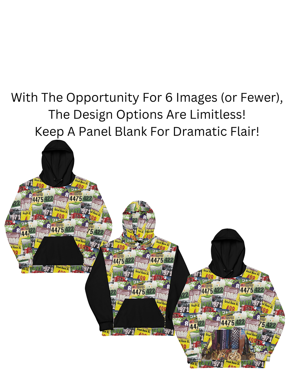 Thumbnail: Unisex Classic Cotton Hoodie | Race Bib Display