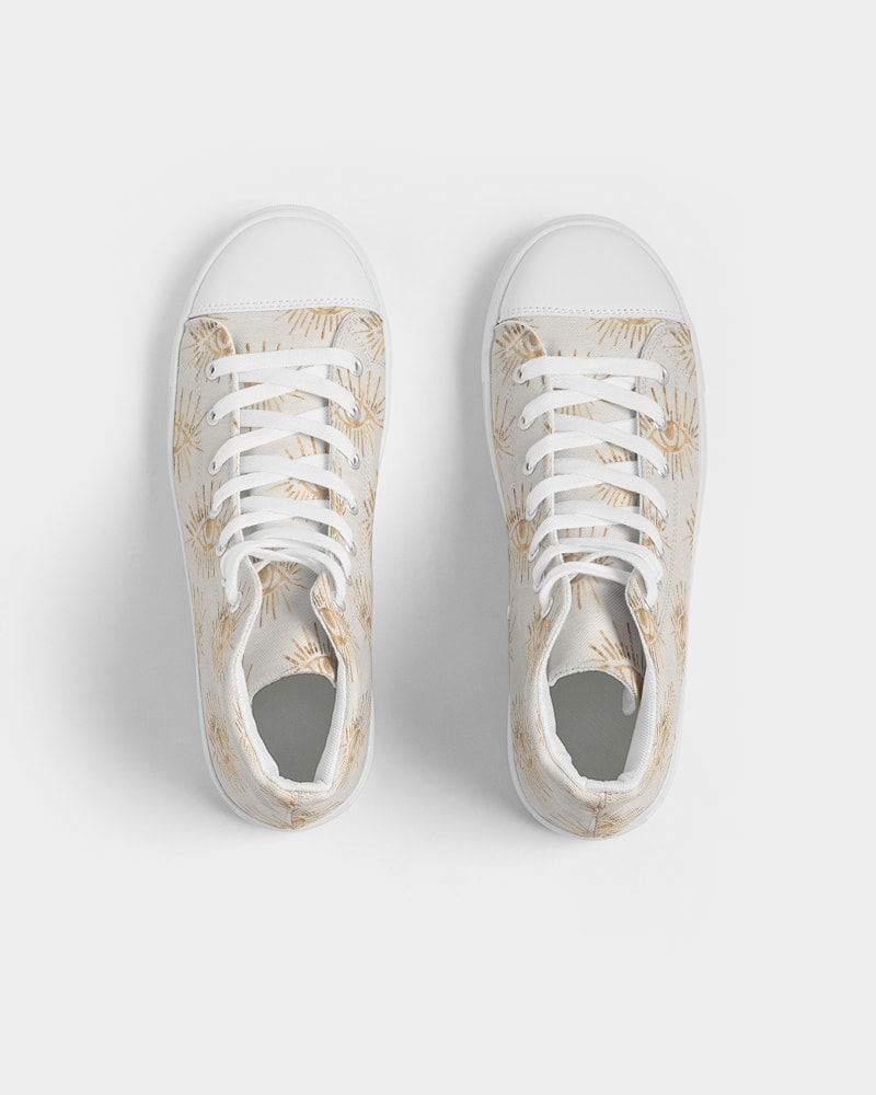 Thumbnail: Golden Eyes Women's High Top Canvas Sneak 3