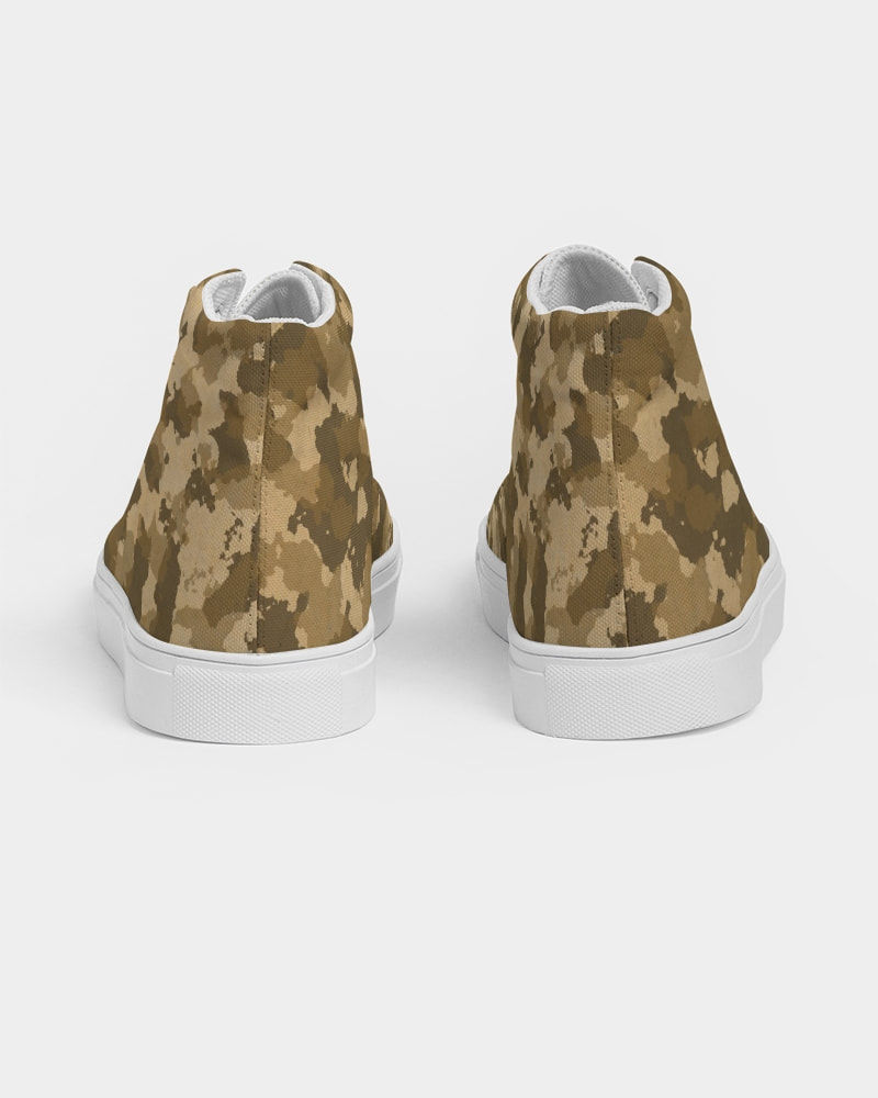Thumbnail: Military Pattern Women's High Top Canvas Sneak 4