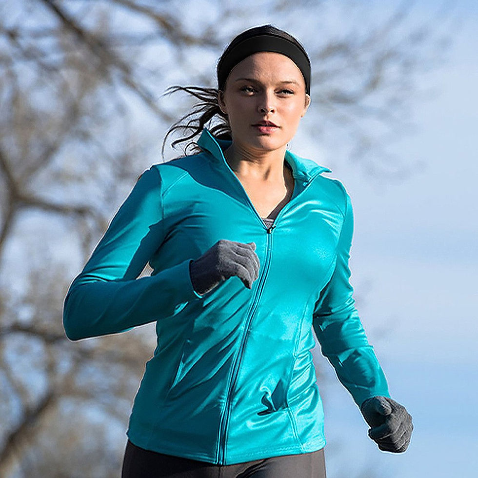 Black Sports Sweatband 2