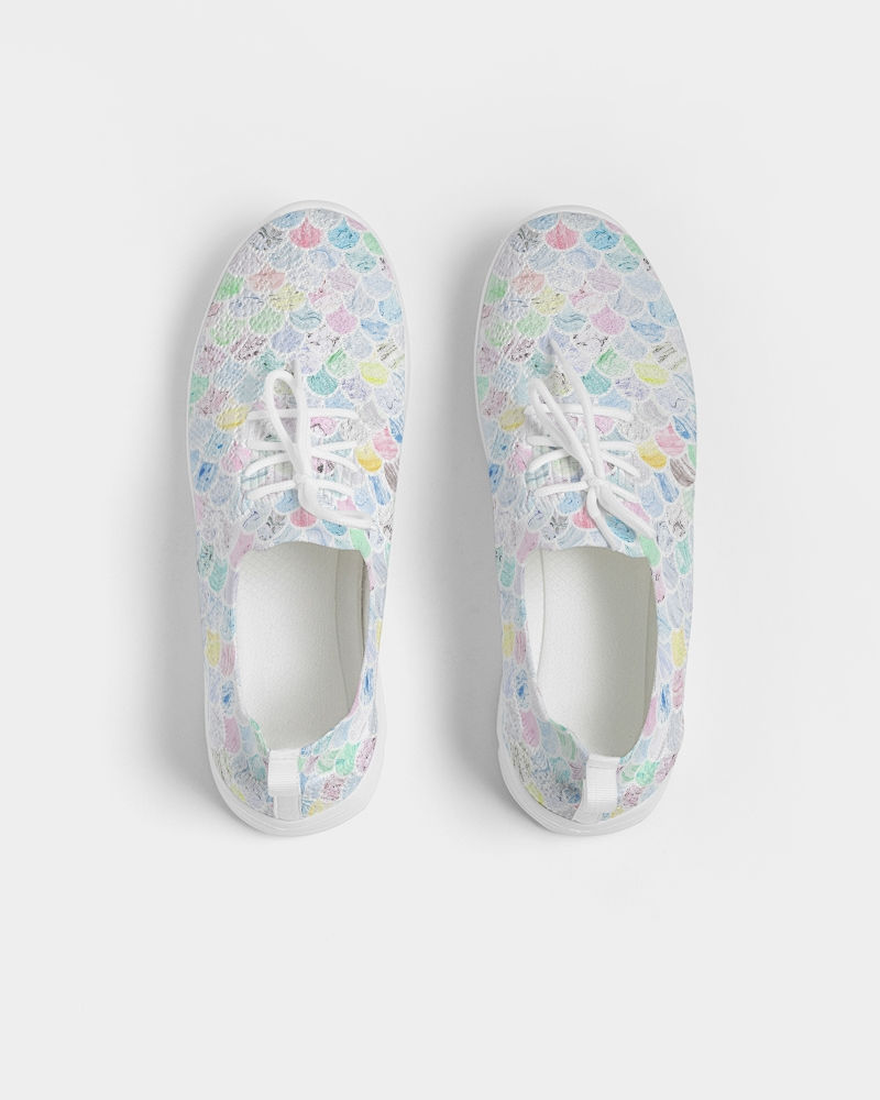 Thumbnail: Marble Tiles Women's Lace Up Flyknit Shoe 3