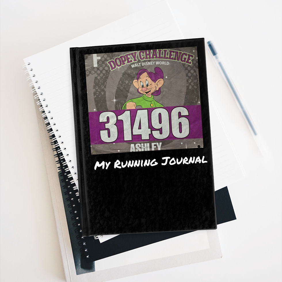 Thumbnail: Hardcover Running Journal | Ruled 5