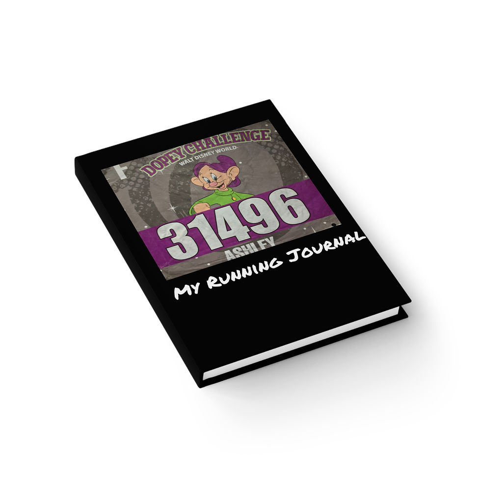 Hardcover Journal | Blank | Race Bib Display