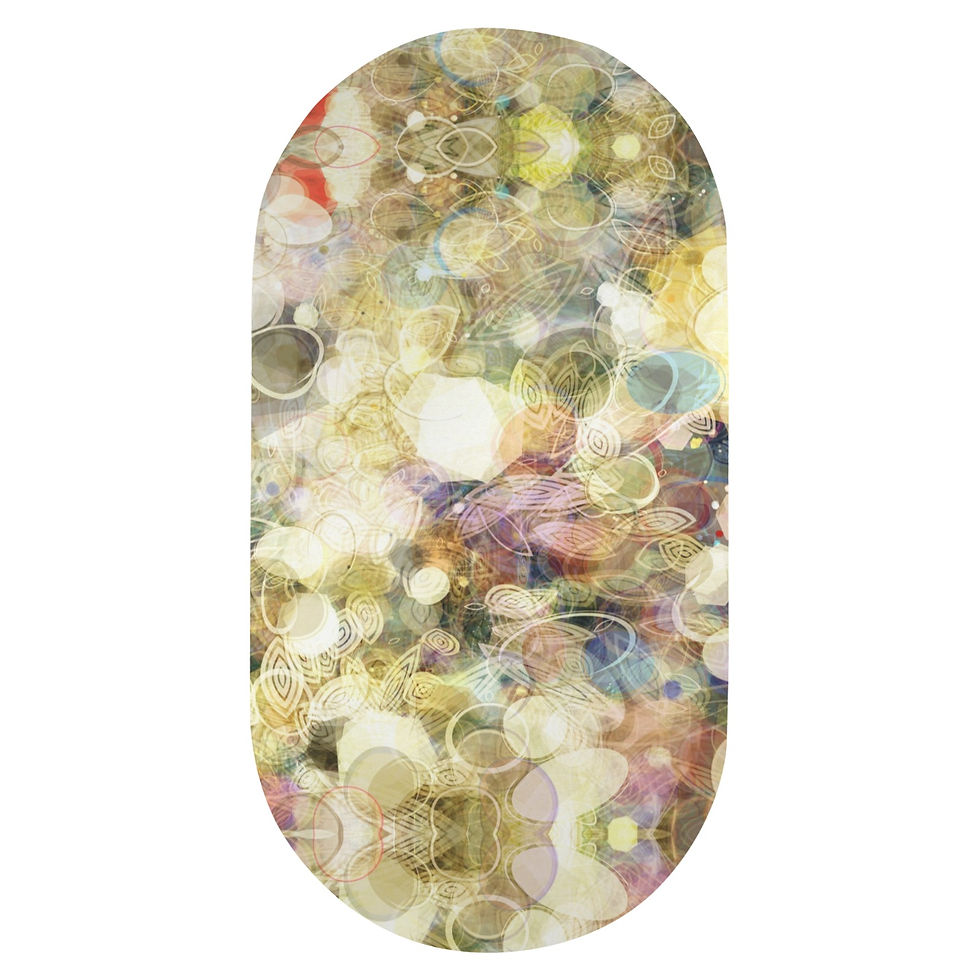 Abstract Painting Yoga Mat 1