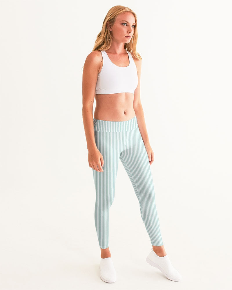 Thumbnail: Thin Stripe MINT Yoga Pants