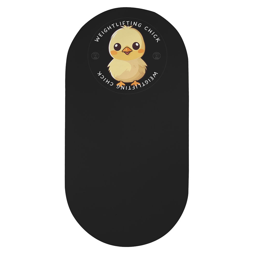 Weightlifting Chick Yoga Mat 1