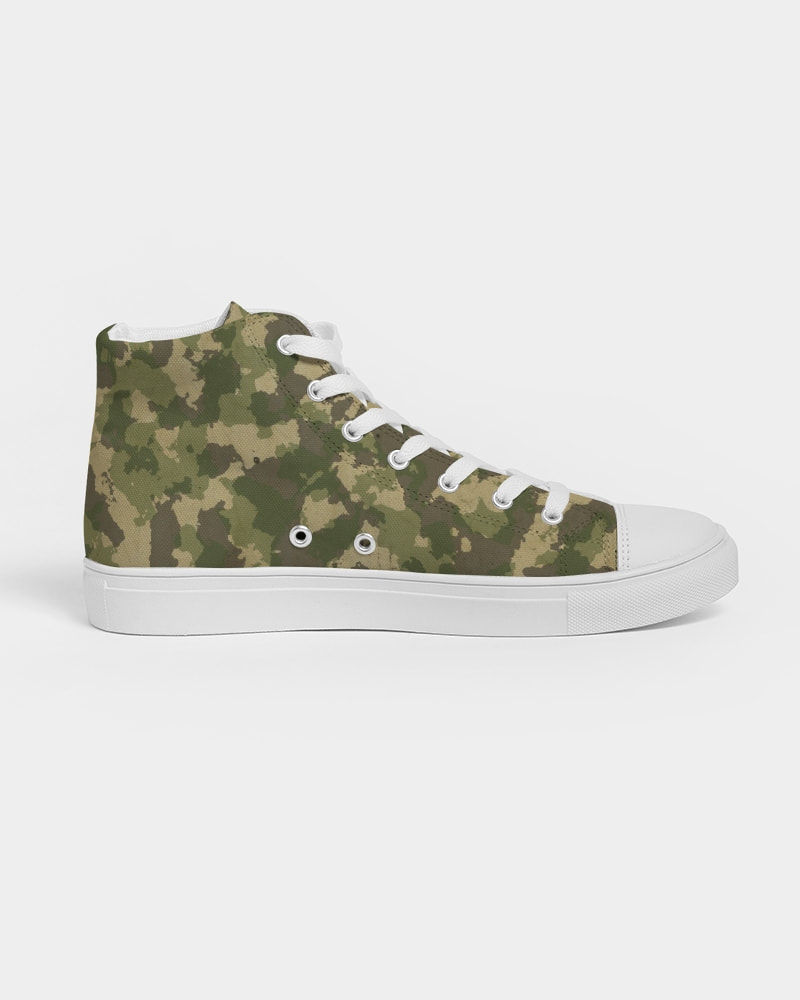 Thumbnail: Military Green Men's High Top Canvas Sneak 6
