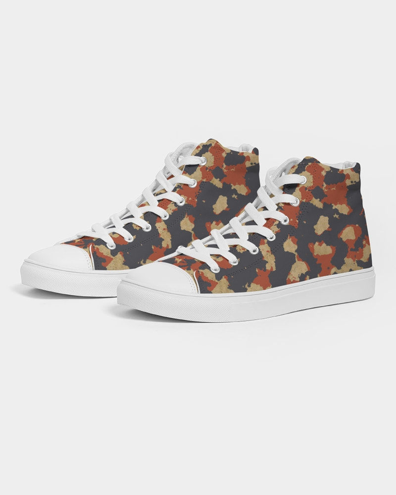 Military Red Women's High Top Canvas Sneak 1
