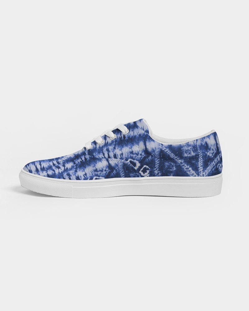 Thumbnail: Ice Flower (2) Women's Lace Up Canvas Shoe 5