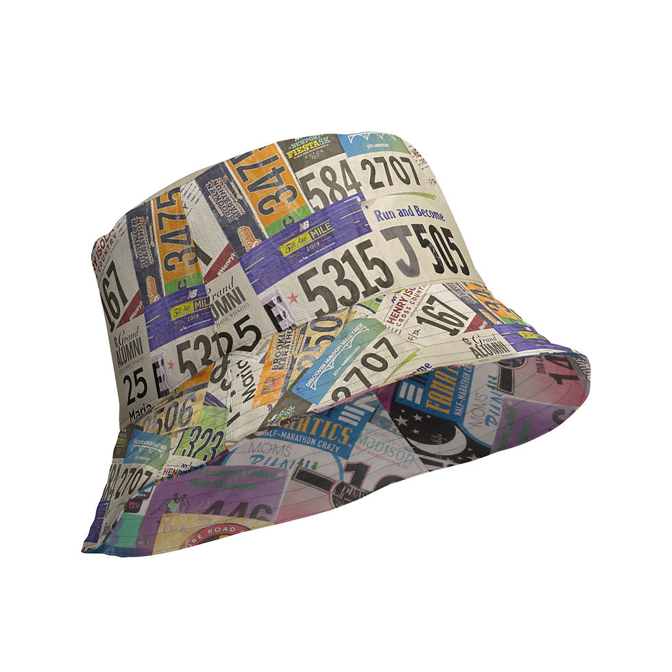 Thumbnail: REVERSIBLE Bucket Hat | Race Bib Display 11