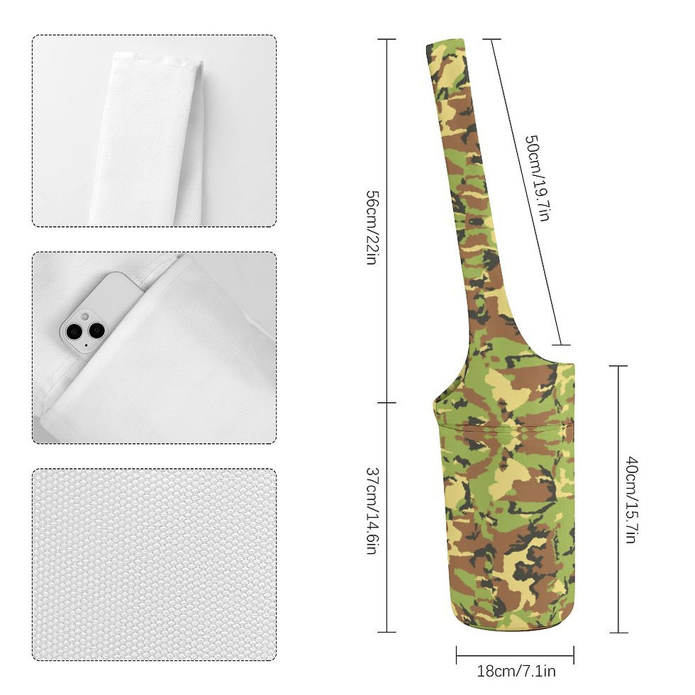Thumbnail: Green Camo Yoga Mat Bag 2