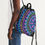 Thumbnail: Mod Kaleidoscope Canvas Drawstring Bag