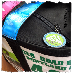 Ribbon Handles and Medal Zipper Pull