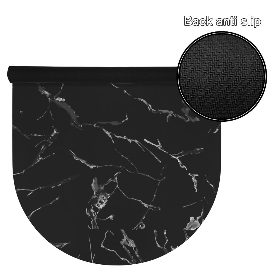 Thumbnail: Black Marble Yoga Mat 5