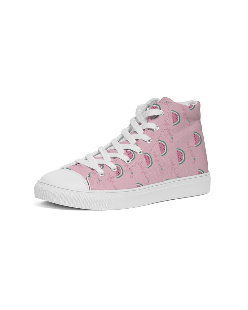 Thumbnail: Sunshine Watermelon Women's Hightop Canvas Sneak