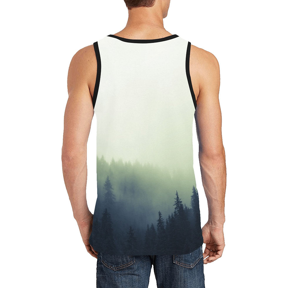 Thumbnail: Clouds and Fog Unisex Tank Top 3