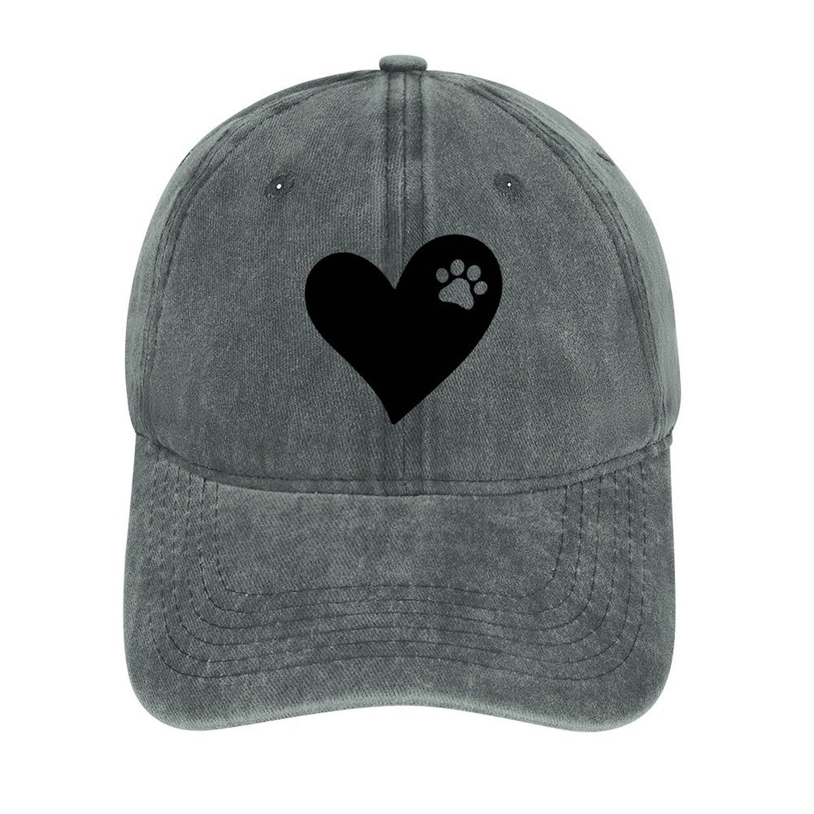 Dog Love (1) Bendable Denim Trucker Hat 1
