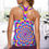 Thumbnail: Trippy Spiral (1) Racerback Active Tank Top 3