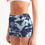 Thumbnail: Ice Flower Women's Mid Rise Yoga Shorts