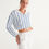 Thumbnail: Blue Deck Stripe Women's Cropped Windbreaker