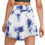 Thumbnail: Ice Flower (3) Women's Golf Skirt with Pockets 2